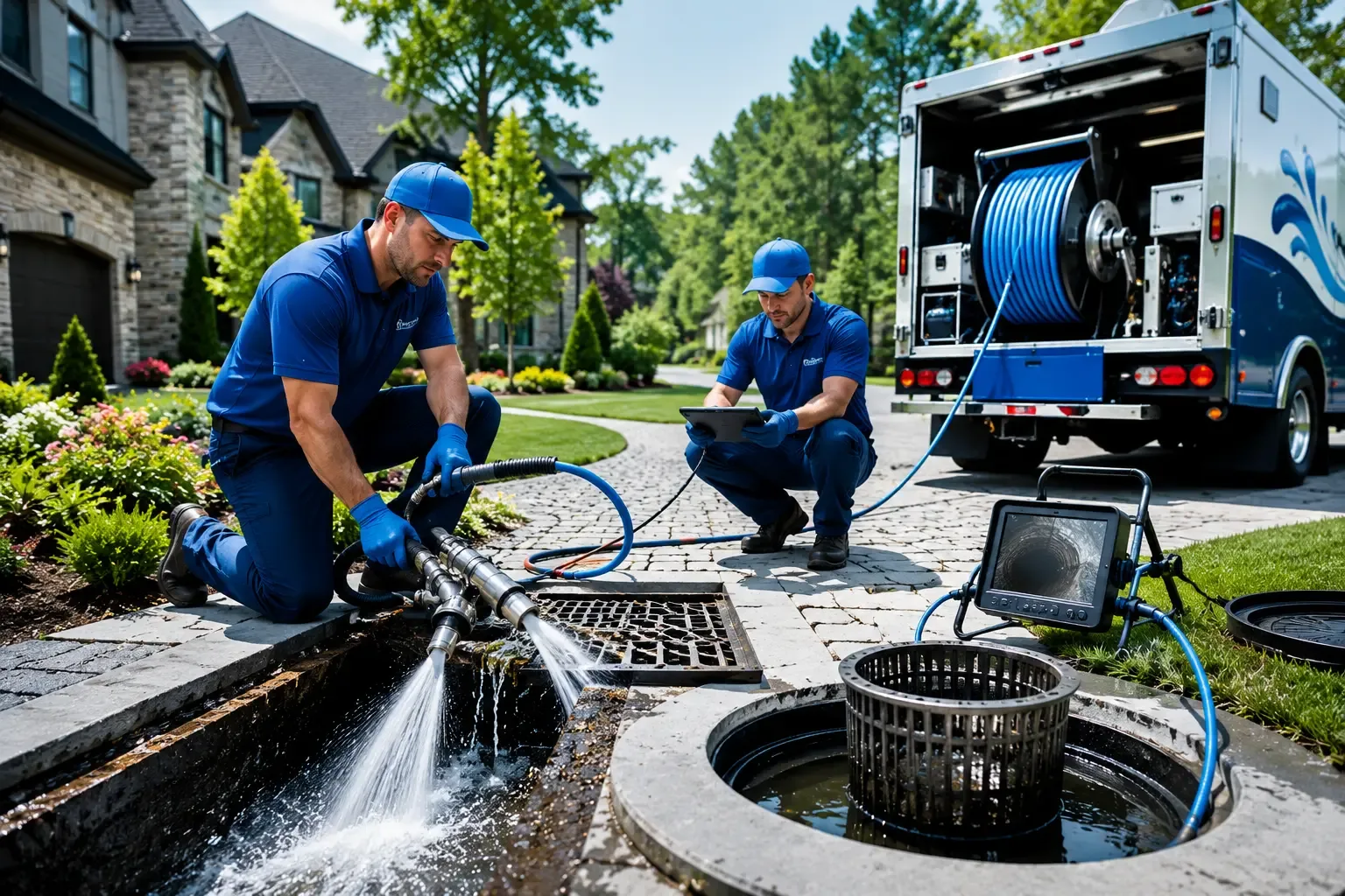Local outdoor drain cleaning professionals in Brighton, IL